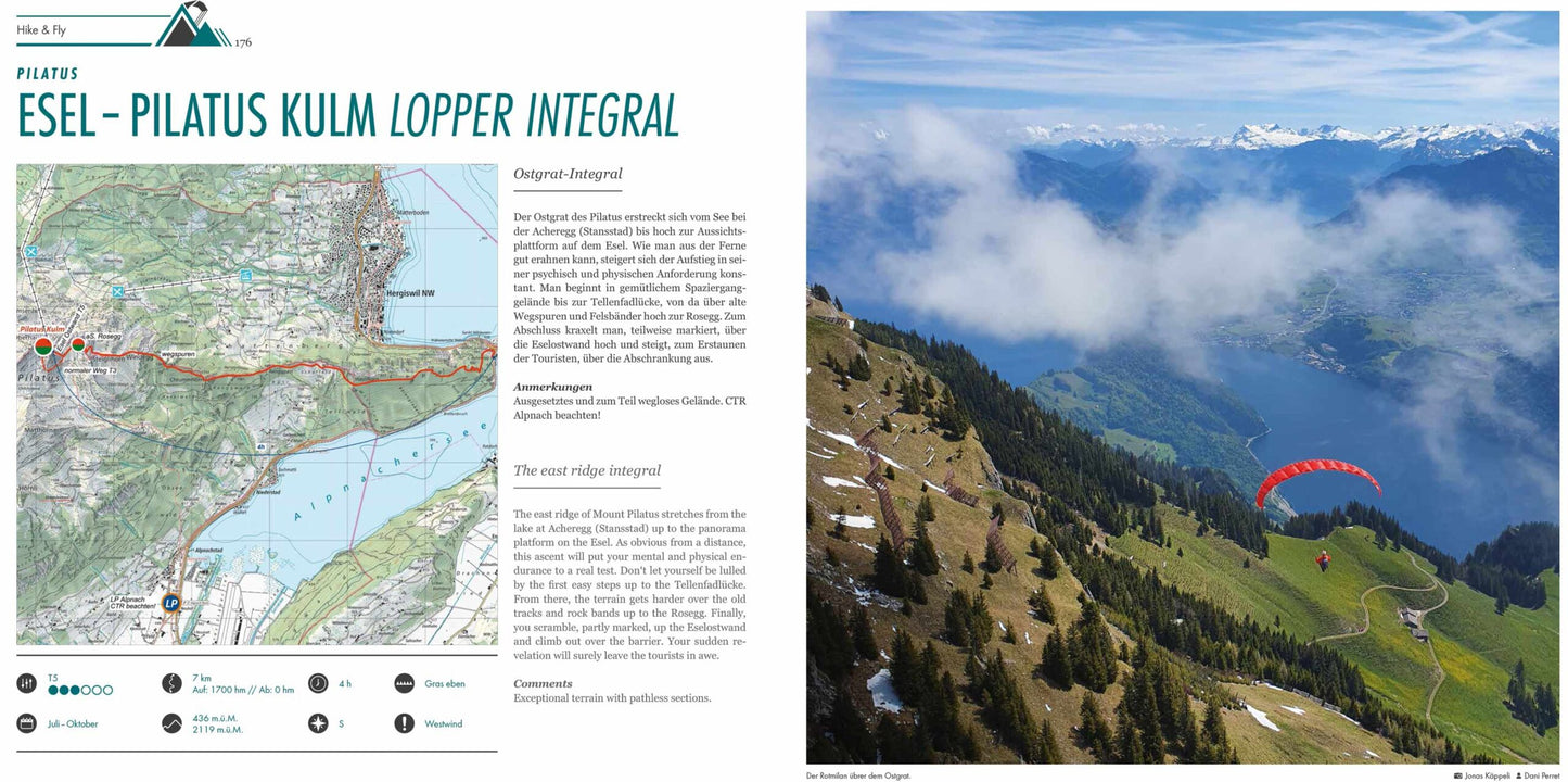 Guía de Hike & Fly de Suiza Central